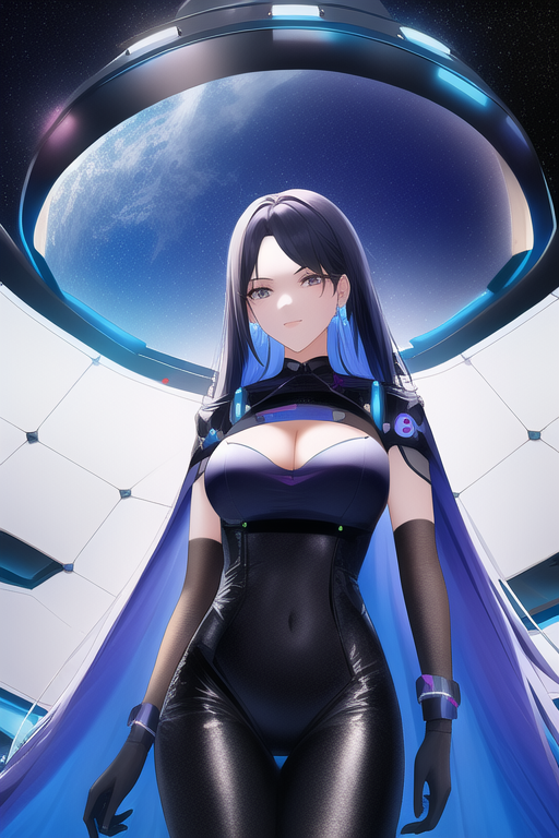 Erotic art in cyber style